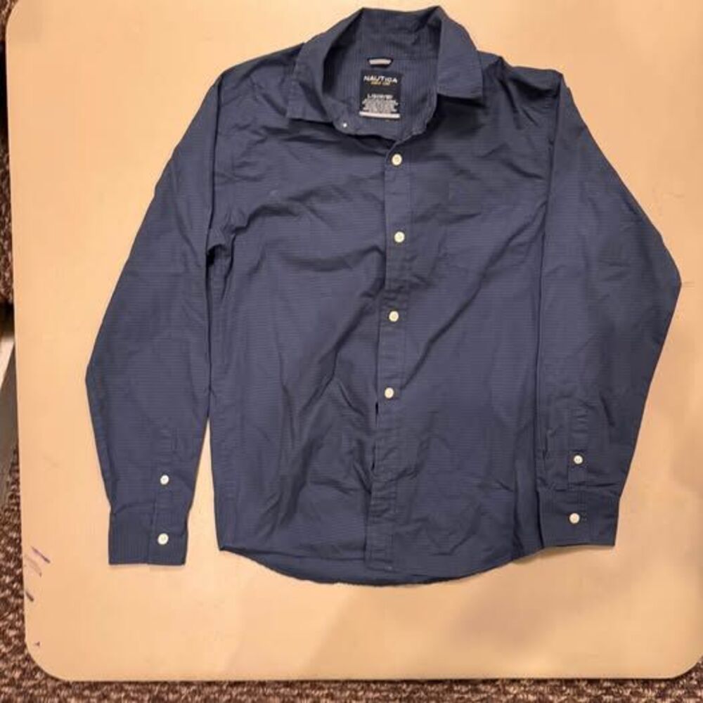 Nautica Long Sleeve Button-Down Shirt
